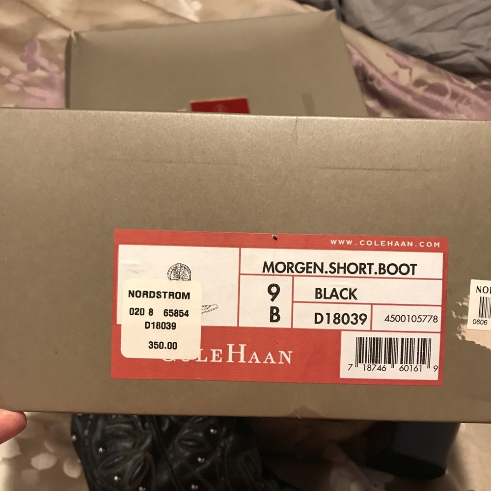 Cole Haan black cowgirl boots “morgen short boot” - Picture 8 of 8